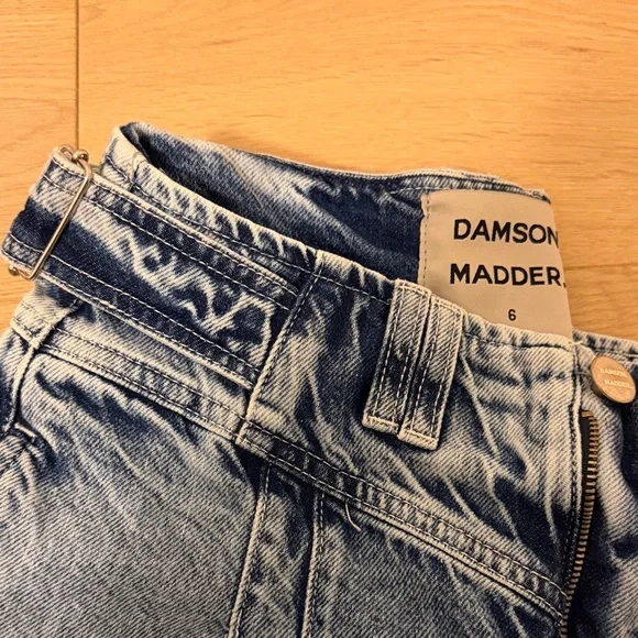 Damson Madder Floral embroidery wide-leg jeans - Picture 4 of 7